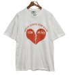 画像1: 90's【USA製】【ビンテージ】【Lee】リー【cristo conta com voce!】ハートプリント【白】Tシャツ【サイズＸＬ】  (1)