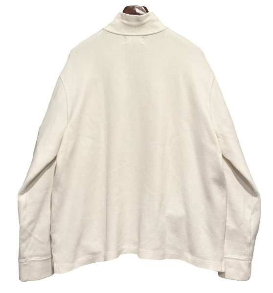 画像3: ビンテージ【ラルフローレン】POLO RALPH LAUREN【白】【無地】【ハーフジップ】【コットンセーター】【サイズXL】   (3)