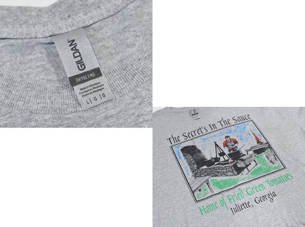 画像2: ビンテージ【GILDAN】【ギルダン】the secret's in the sauce【グレー】【おじさん】料理【Tシャツ】【サイズL】  (2)