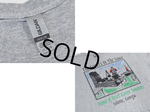 画像2: ビンテージ【GILDAN】【ギルダン】the secret's in the sauce【グレー】【おじさん】料理【Tシャツ】【サイズL】  (2)