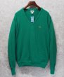 画像1: USA製【IZOD LACOSTE】アイゾッド ラコステ【緑】Vネック【アクリルセーター】  (1)