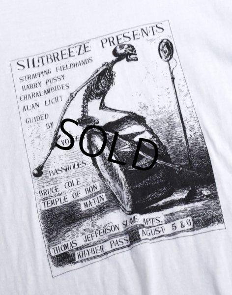画像3: 90's~【USA製】 ビンテージ【FRUIT OF THE LOOM 】フルーツオブザルーム【siltbreeze presents】骸骨【白】【 Tシャツ】【サイズM】  (3)