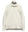 画像1: ビンテージ【ラルフローレン】 【POLO ralph lauren】【オートミール】長袖【ロングスリーブシャツ】【ポロシャツ】 【サイズS】   (1)