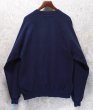 画像3:  90's【USA製】【RUSSELL】ラッセル Pro Cotton【ビンテージ】【紺】ミシガン 前V スウェット【サイズXXL】  (3)