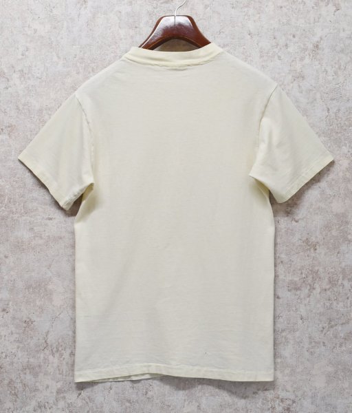 画像5: 【80's〜】【USA製】【ビンテージ】【Hanes】ヘインズ【San Diego】サンディエゴ【ライトイエロー】猫 プリント【Tシャツ】【サイズM】  (5)