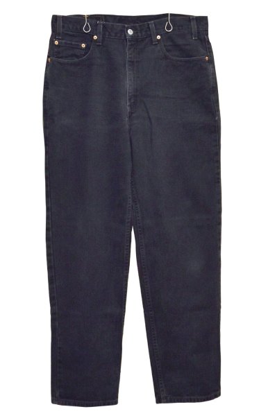 画像1: 【USA製】【ビンテージ】【LEVI'S】【リーバイス５５０】550 黒 デニムパンツ ブラックデニム【36ｘ32】  (1)
