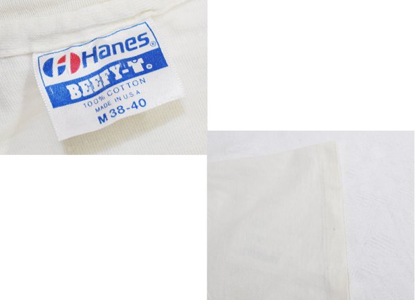画像3: 【80's〜】【USA製】【ビンテージ】【Hanes】ヘインズ【San Diego】サンディエゴ【ライトイエロー】猫 プリント【Tシャツ】【サイズM】  (3)