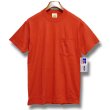 画像1: 【デッドストック】【USA製】ビンテージ【L.L.Bean xラッセル】別注【赤】無地【ポケット付き】【Tシャツ】【サイズM】  (1)