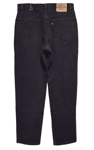 画像3: 【USA製】【ビンテージ】【LEVI'S】【リーバイス５５０】550 黒 デニムパンツ ブラックデニム【36ｘ32】  (3)
