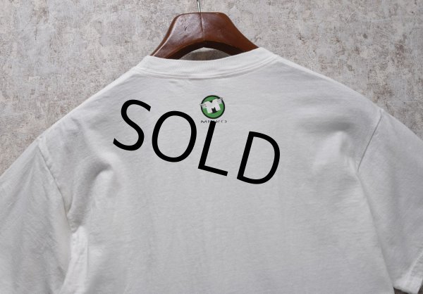 画像4: 【ビンテージ】【Hanes】ヘインズ【Kawasaki】カワサキ フライングK【白】【Tシャツ】【サイズＭ】  (4)