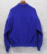 画像5: 90's【USA製】【RUSSELL】ラッセル 【ビンテージ】青【無地】前V【タートルネックスウェット】【サイズXL】  (5)