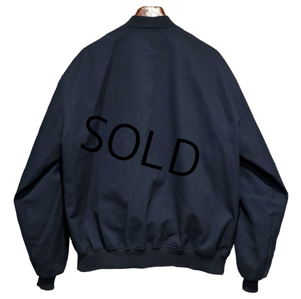 画像4: 【USA製】ビンテージ【RED KAP】レッドキャップ ライナー付き【紺】【ジップアップワークブルゾン】【サイズXL-R】   (4)