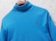 画像3: 【ラルフローレン】POLO RALPH LAUREN【水色】【タートルネックロンT】【サイズM】  (3)