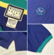 画像2: 程度良好!!【USA製】【ビンテージ】WINDSOR SHIRT【紺ｘエメラルド】【リンガーＴシャツ】【サイズL】  (2)