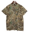 画像1: USA製 ビンテージ【ACE SPORTS WEAR】リアルツリーカモ advantage camo【カモ柄】【ヘンリーネックTシャツ】 L程度  (1)