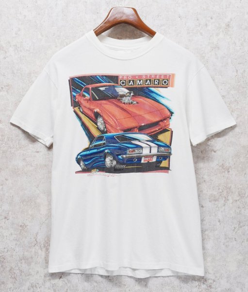 画像3: 【90's~】【USA製】【ビンテージ】【Hanes】ヘインズ【CAMARO】カマロ【白】車 イラスト【Tシャツ】【サイズL】  (3)