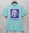 画像1: 【90's】【USA製】【ビンテージ】【Hanes】ヘインズ【バッハ】ROYAL FIREWORKS【水色】【Tシャツ】【サイズL】  (1)
