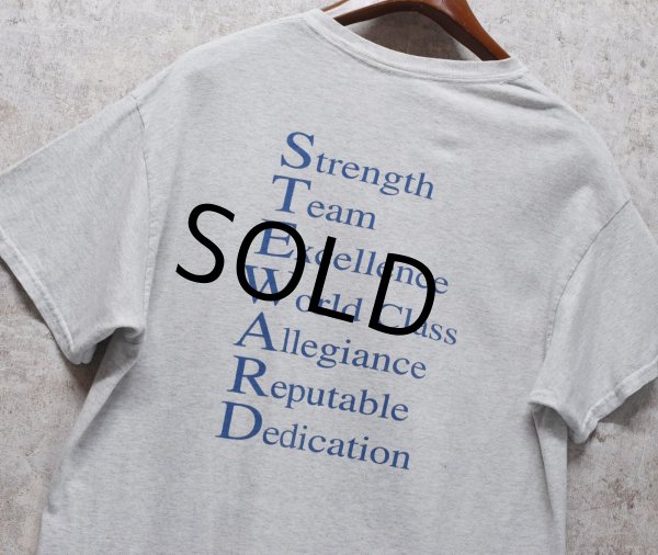 画像4: ビンテージ【GILDAN】【ギルダン】Steward【ライトグレー】【バックプリント付き】【Tシャツ】【サイズL】  (4)