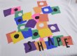 画像4: 【ビンテージ】USA製【SHAPE】【白】幾何学模様 カラフル【グラフィック】アート 【Ｔシャツ】【サイズM】  (4)