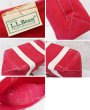 画像2: 程度良好 80's【ビンテージ】L.L.bean【L.L.ビーン】【赤×白】【キャンバス】レザーハンドル【トートバッグ】ビーントート  (2)