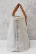 画像5: 【ビンテージ】L.L.bean【L.L.ビーン】【白×水色】【キャンバス】レザーハンドル【トートバッグ】ビーントート  (5)