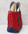 画像6: 80’s【ビンテージ】【L.L.bean】エルエルビーン【赤×紺】【キャンバス】【ミニミニトートバッグ】デラックストート【ビーントート】  (6)