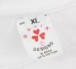 画像2: ビンテージ【BECIK】ヒラメ【白】【前後プリント付き】【Tシャツ】【サイズXL】  (2)