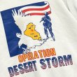 画像4: 90's【USA製】【ビンテージ】【Lee】リー【DESERT STORM】プリント【白】【スウェット】【サイズＬ】  (4)