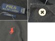 画像2: POLO ralph lauren【ラルフローレン】ビンテージ【CUSTOM FIT】【カスタムフィット】【黒】無地【ポロシャツ】【サイズS】  (2)