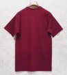 画像3: 90’s【USA製】ビンテージ【Russell】【ラッセル】【エンジ】無地【Tシャツ】【サイズL】  (3)
