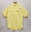 画像1: 【コロンビア】【Columbia】ビンテージ【PFG】黄色【ボタンダウン】フィッシング【半袖シャツ】【サイズM】  (1)