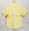 画像3: 【コロンビア】【Columbia】ビンテージ【PFG】黄色【ボタンダウン】フィッシング【半袖シャツ】【サイズM】  (3)