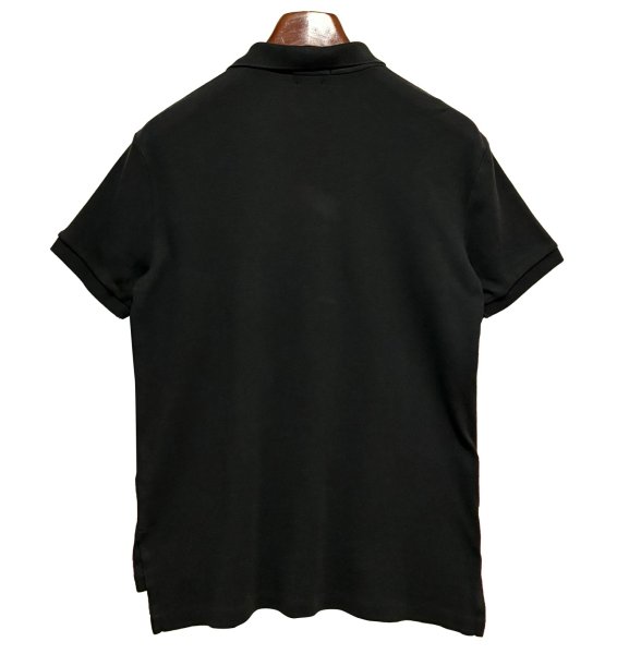 画像4: POLO ralph lauren【ラルフローレン】ビンテージ【CUSTOM FIT】【カスタムフィット】【黒】無地【ポロシャツ】【サイズS】  (4)