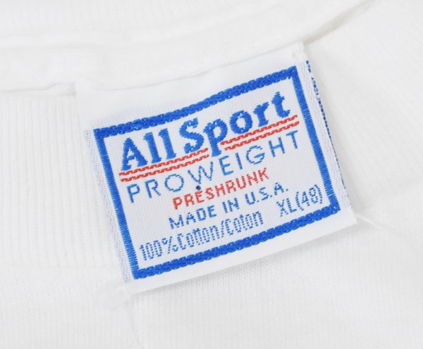 画像2: 【USA製】 ビンテージ【ALL Sports】オールスポーツ【MAUI】マウイ【白】ハイビスカス【 Tシャツ】【サイズXL】  (2)