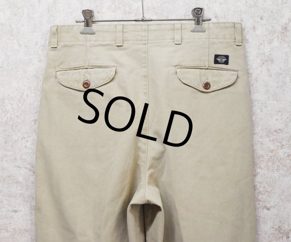 画像4: 【USA製】【ビンテージ】【DOCKERS】ドッカーズ【ベージュ】【２タックコットンパンツ】【32ｘ34】  (4)