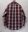 画像4: 【ビンテージ】【ラルフローレン】【POLO ralph lauren】エンジｘ白 チェック柄【BLAIRE】ボタンダウンシャツ【サイズＬ】  (4)