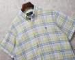 画像3: POLO ralph lauren【ラルフローレン】ビンテージ【CASSIC FIT】【クラシックフィット】【白ｘ青ｘ黄】チェック【半袖ＢＤシャツ】【サイズＬ】  (3)