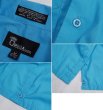 画像2: 【ビンテージ】OMEGA fashion【水色】キューバシャツ 半袖開襟シャツ【サイズＭ】   (2)