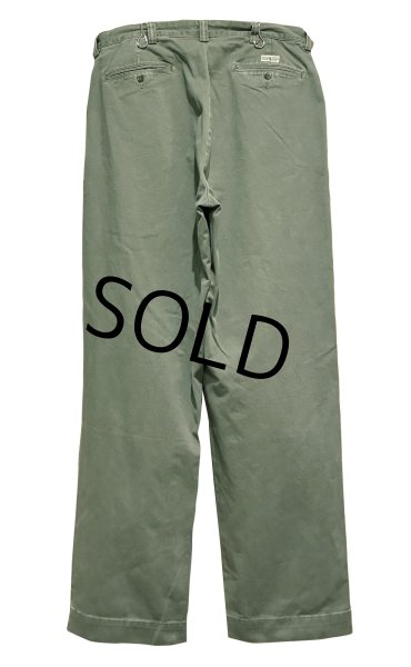 画像5: 90's【ラルフローレン】POLO RALPH LAUREN【カーキ】【philip pant】フィリップパンツ【コットンパンツ】【34×32】  (5)