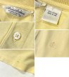 画像2: 【USA製】【ビンテージ】【ブルックスブラザーズ】Brooks Brothers【黄色】無地 コットン【半袖ポロシャツ】【サイズL】  (2)