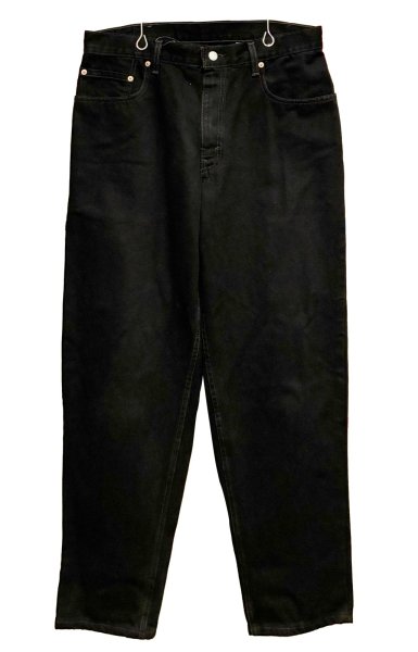 画像1: 90’ｓ USA製【ビンテージ】【LEVI'S】【リーバイス】560 ブラック 黒【テーパード】【デニムパンツ】【34Ｘ30】  (1)