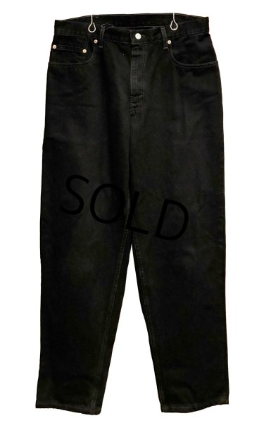 画像1: 90’ｓ USA製【ビンテージ】【LEVI'S】【リーバイス】560 ブラック 黒【テーパード】【デニムパンツ】【34Ｘ30】  (1)