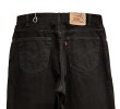 画像5: 90’ｓ USA製【ビンテージ】【LEVI'S】【リーバイス】560 ブラック 黒【テーパード】【デニムパンツ】【34Ｘ30】  (5)