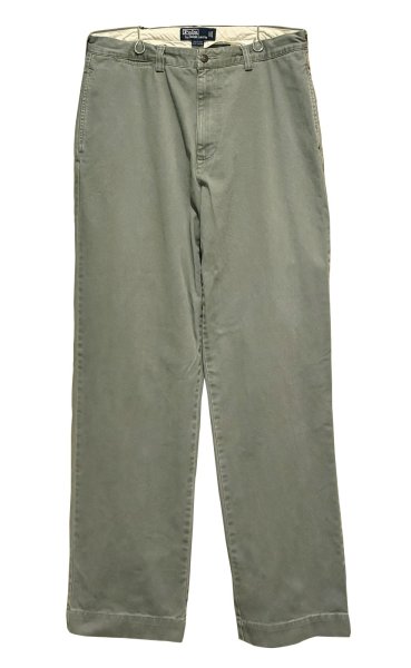 画像1: 90's【ラルフローレン】POLO RALPH LAUREN【カーキ】【philip pant】フィリップパンツ【コットンパンツ】【34×32】  (1)