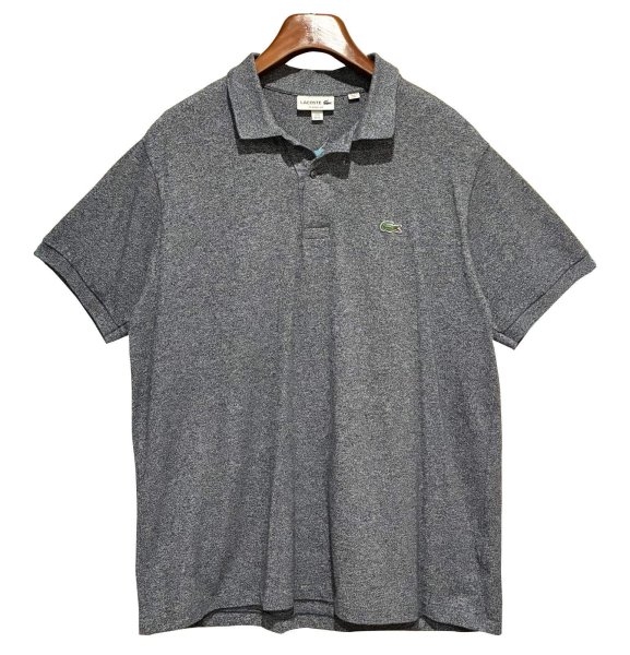 画像1: 【ラコステ】【LACOSTE】クラシックフィット【グレー】【ポロシャツ】【サイズXL】  (1)