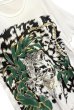画像3: 【~90's】【ビンテージ】シングルステッチ【トラ】虎【猫】葉っぱ プリント【Ｔシャツ】【サイズXL程度】  (3)