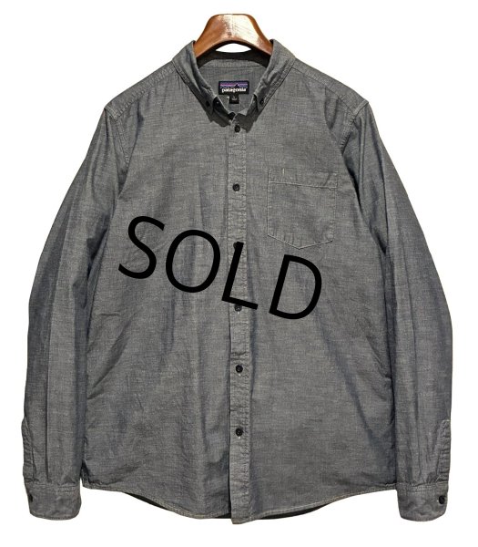 画像1: 【パタゴニア】【patagonia】【ブルーグレー】【ライトウェイトブラフサイドシャツ】【サイズＬ】  (1)