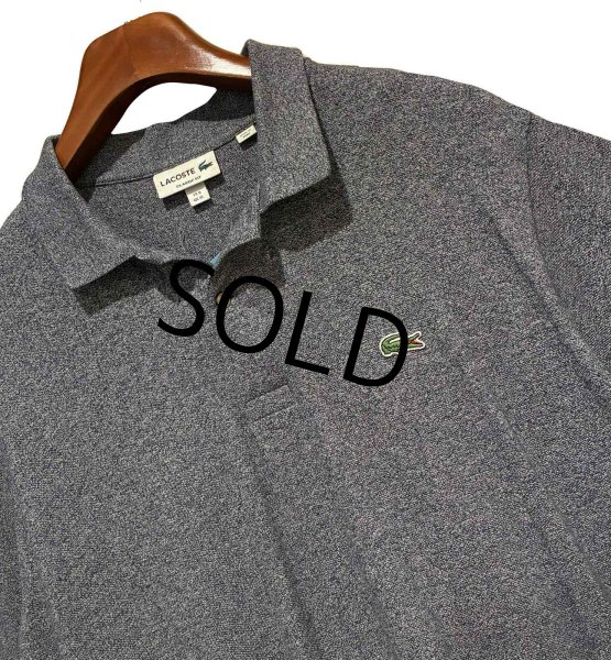 画像3: 【ラコステ】【LACOSTE】クラシックフィット【グレー】【ポロシャツ】【サイズXL】  (3)