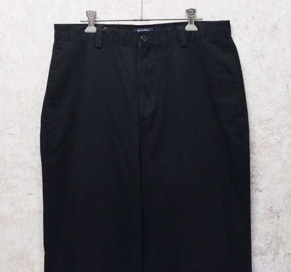 画像3: 【ビンテージ】【DOCKERS】ドッカーズ【黒】ブラック【コットンパンツ】テーパードシルエット【33ｘ32】  (3)