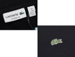 画像2: ビンテージ【ラコステ】【LACOSTE】クラシックフィット【黒】ブラック【ポロシャツ】【サイズM】  (2)